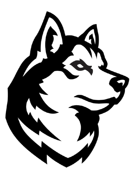 King Husky mascot